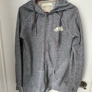 Roots Gray Zip-Up Hoodie
